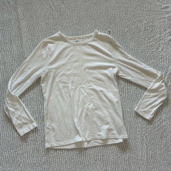 Long Sleeve T-shirt Bundle Grey White Gap Size XL White Grey Gray Cotton - Picture 9 of 15